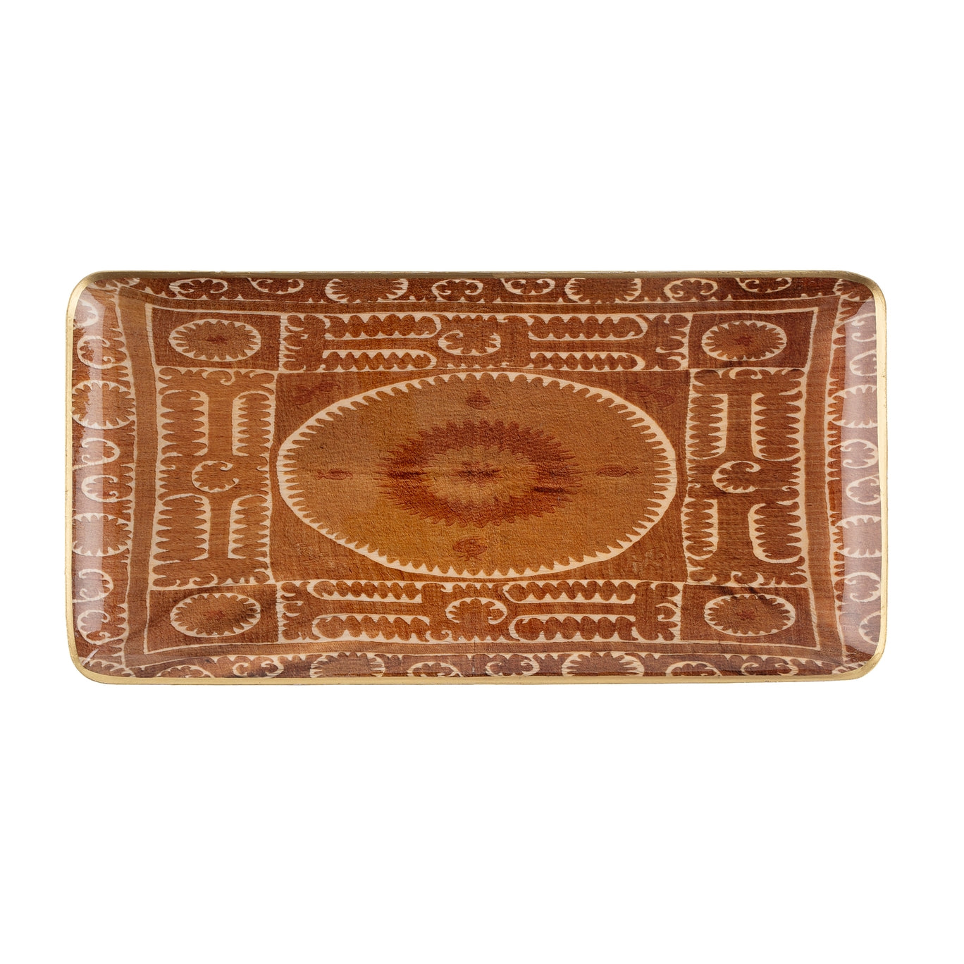 Sunrise Suzani Rectangle Tray