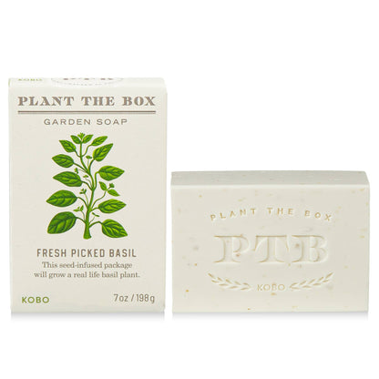 Fresh Picked Basil - Plant the Box Bar Soap - 7 oz