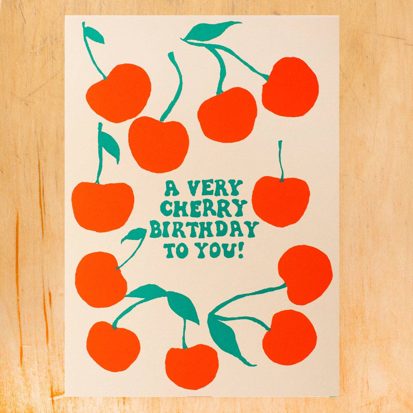 Cherry Birthday Card