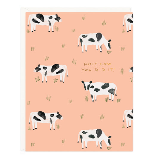 Cow Congrats Card