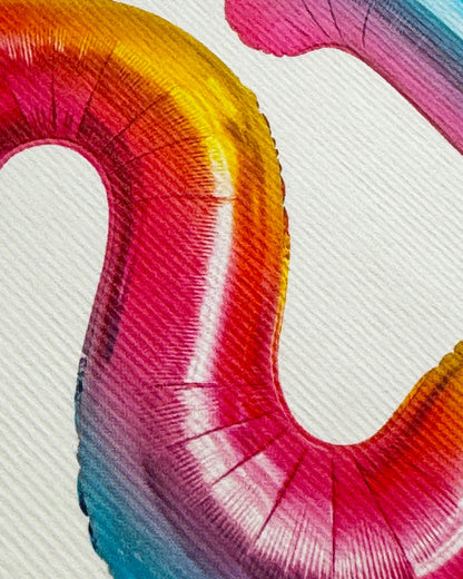 Birthday Balloon No. 21 Card