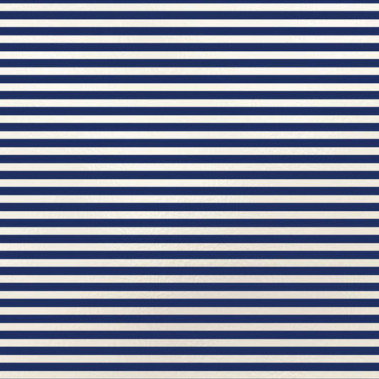 Navy Pearl Stripes Wrapping Paper