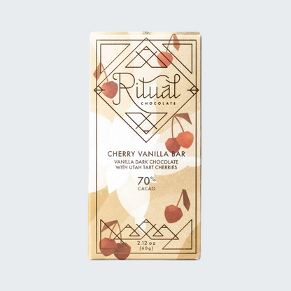 Cherry Vanilla Dark Chocolate Bar