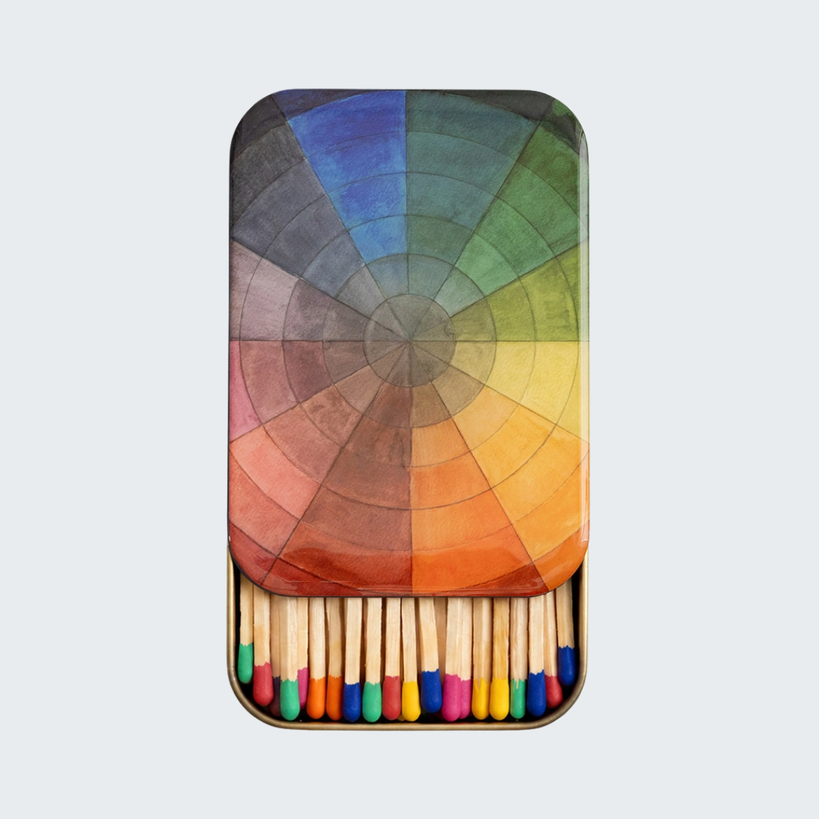 Colour Wheel Matches in Tin