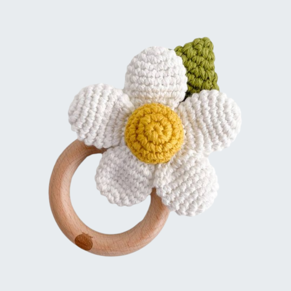 Cotton Crochet Flower Teether