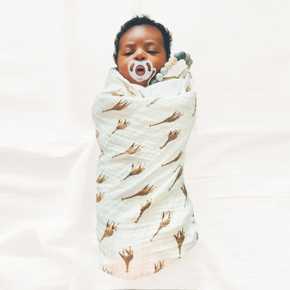 Giraffe & Zebra Swaddle Set