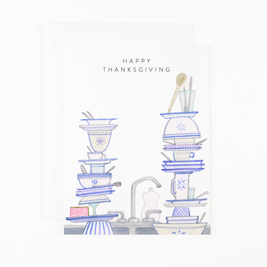 Thanksgiving Dishes Card