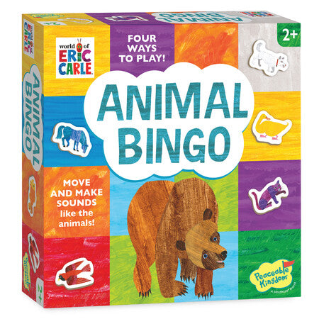Brown Bear Animal Bingo