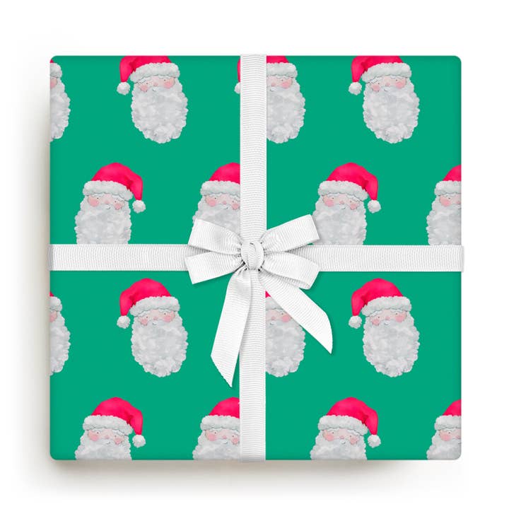 Vintage Santa Wrapping Paper