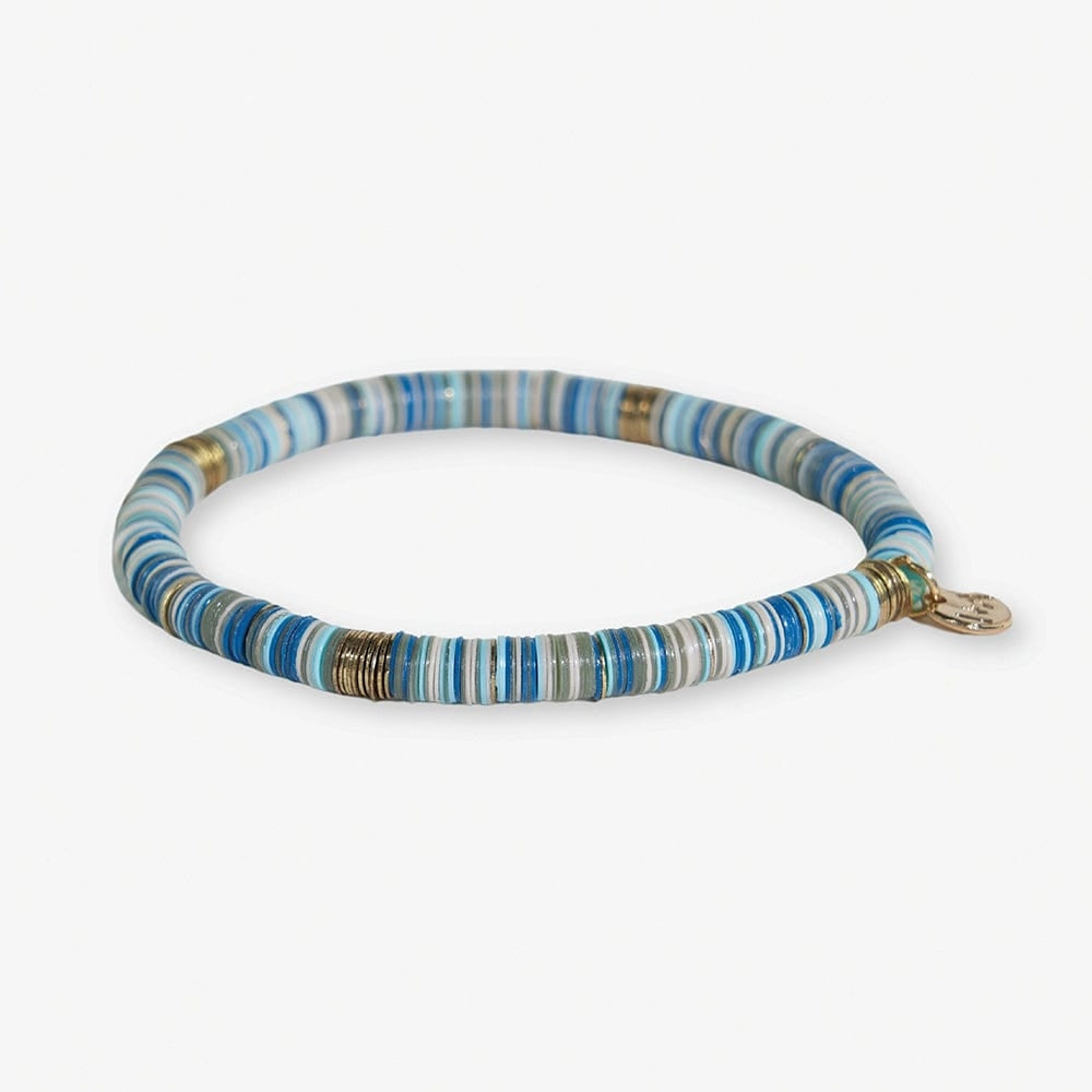 Grace Multi Color Stretch Bracelet - Blue