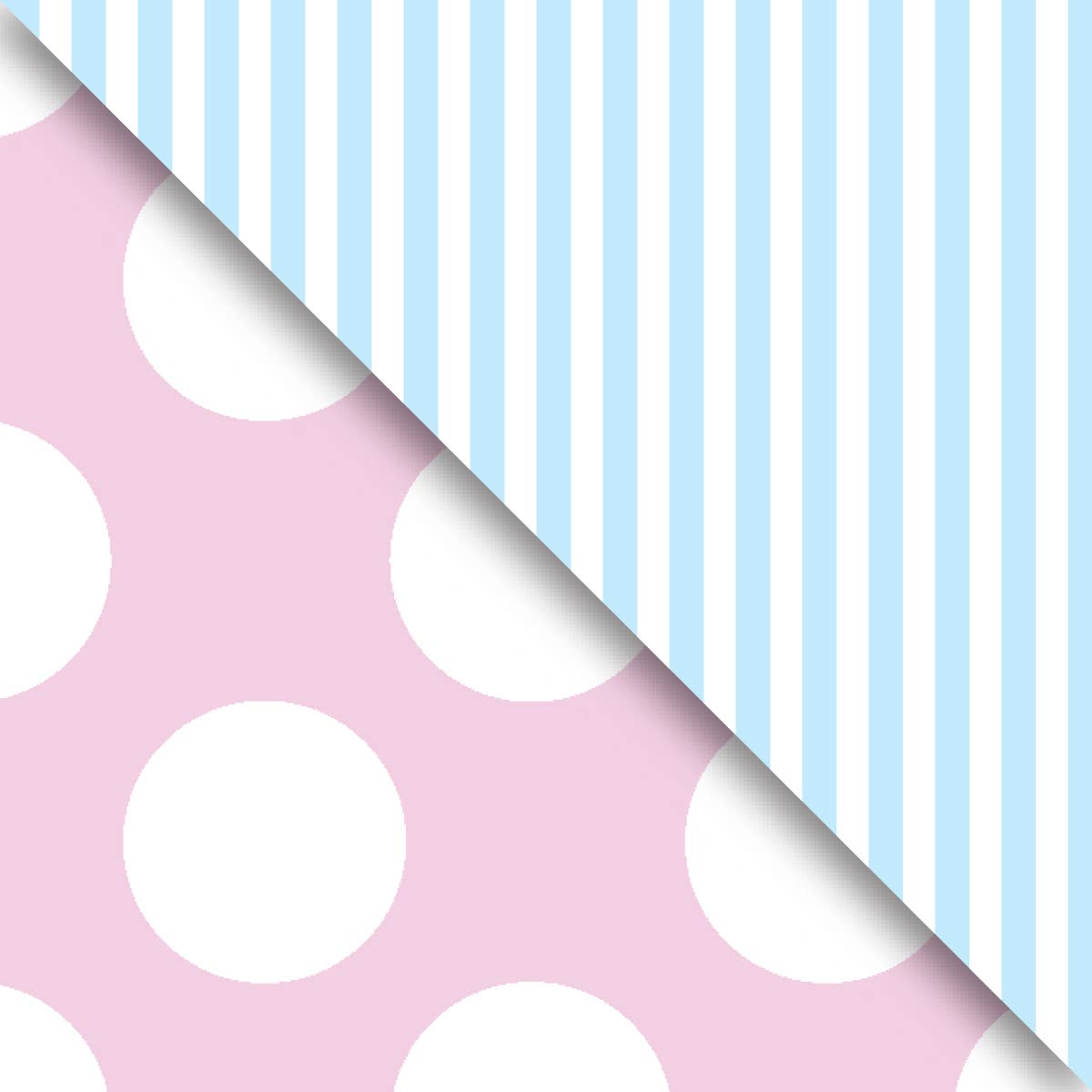 Pastel Pink & Blue Gift Wrap