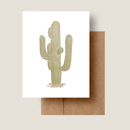 Saguaro Cactus Card