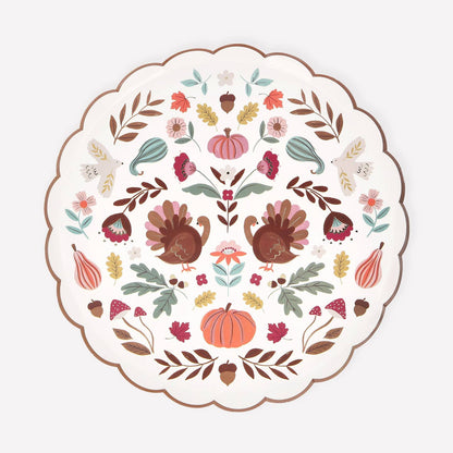 Folk Fall Side Plates