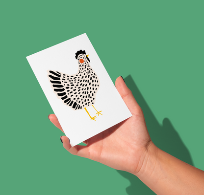 Just Because Chicken Card