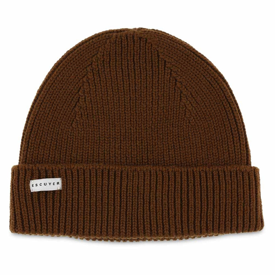 Ribbed Merino Beanie