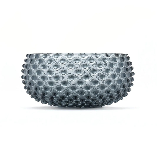 Handblown Hobnail Large Bowl