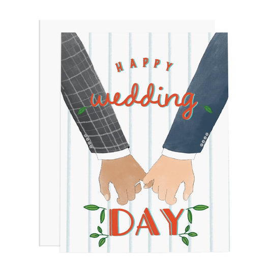 Happy Wedding Day Guys Card