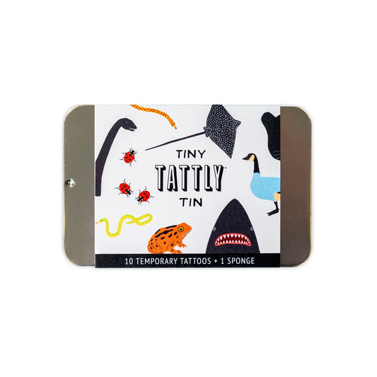 Tiny Animal Tattoo Tin