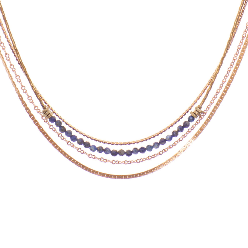 Lapis Tallis Necklace