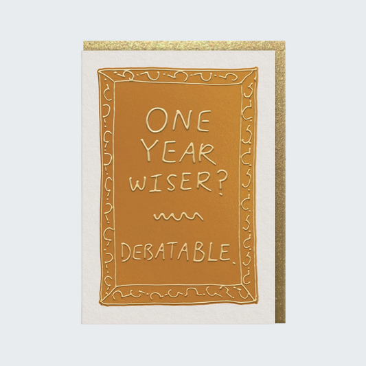 Debatable Birthday Card