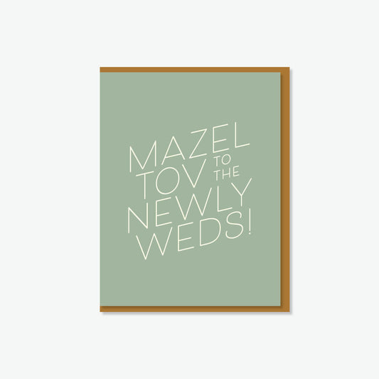 Mazel Tov Newlyweds Card