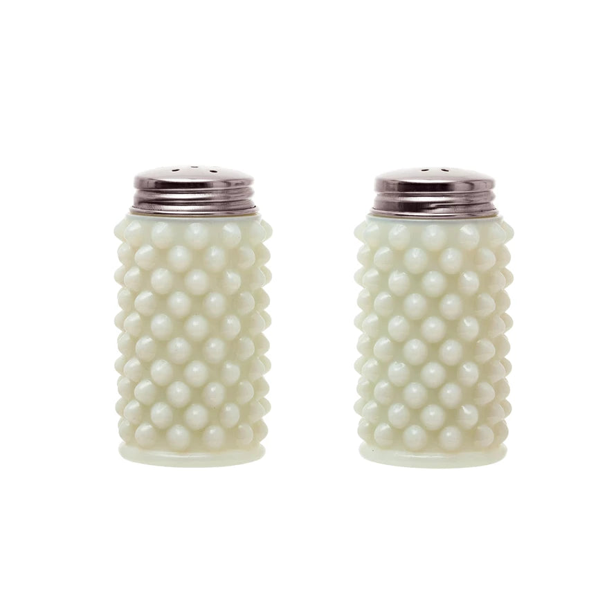 Glass Salt and Pepper Shakers