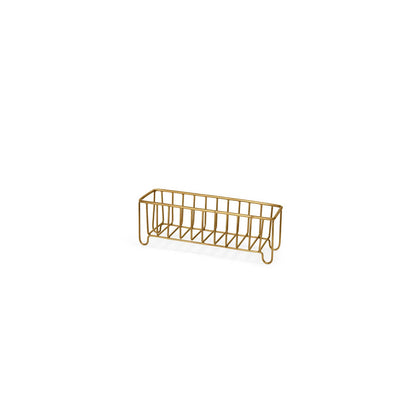 Brass Wire Slender Basket