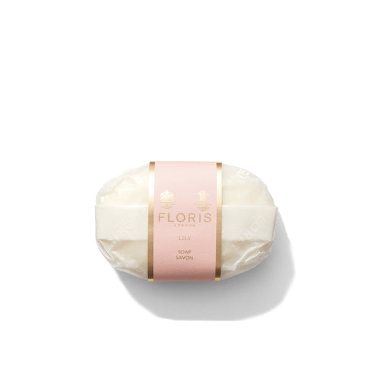 Lily Floral & Green Bar Soap