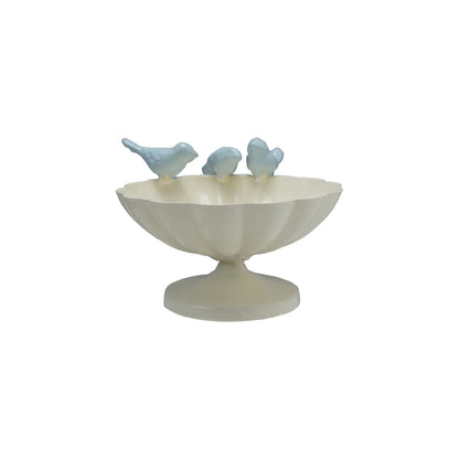 3D Birds on a Rim Decorative Bowl