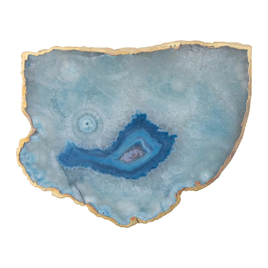 Electroplated Agate Slab