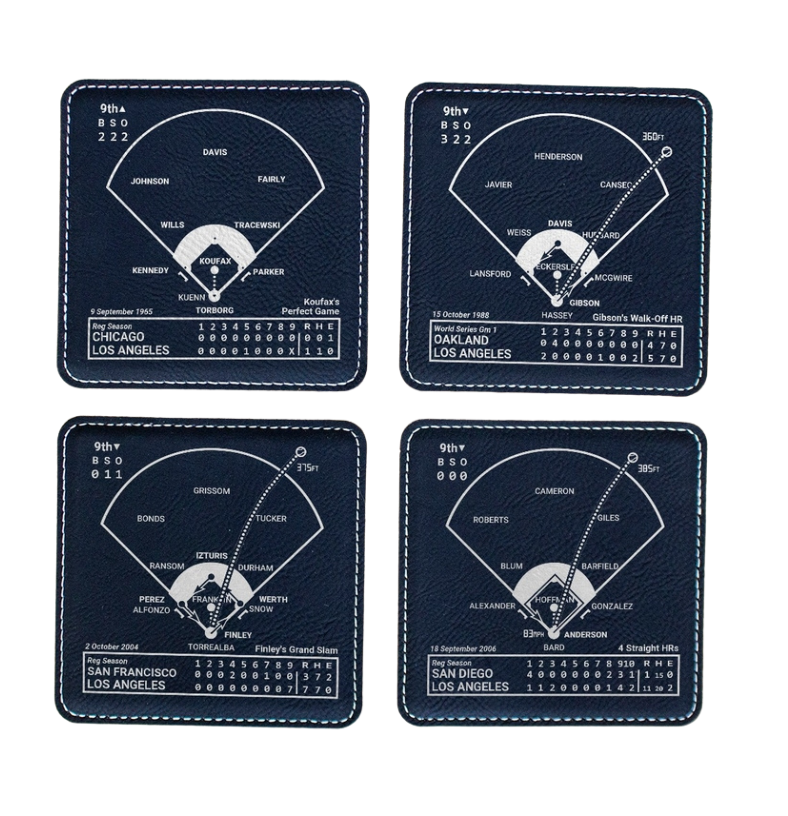 Greatest Dodgers Plays Coasters
