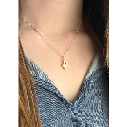 Cactus Charm Necklace