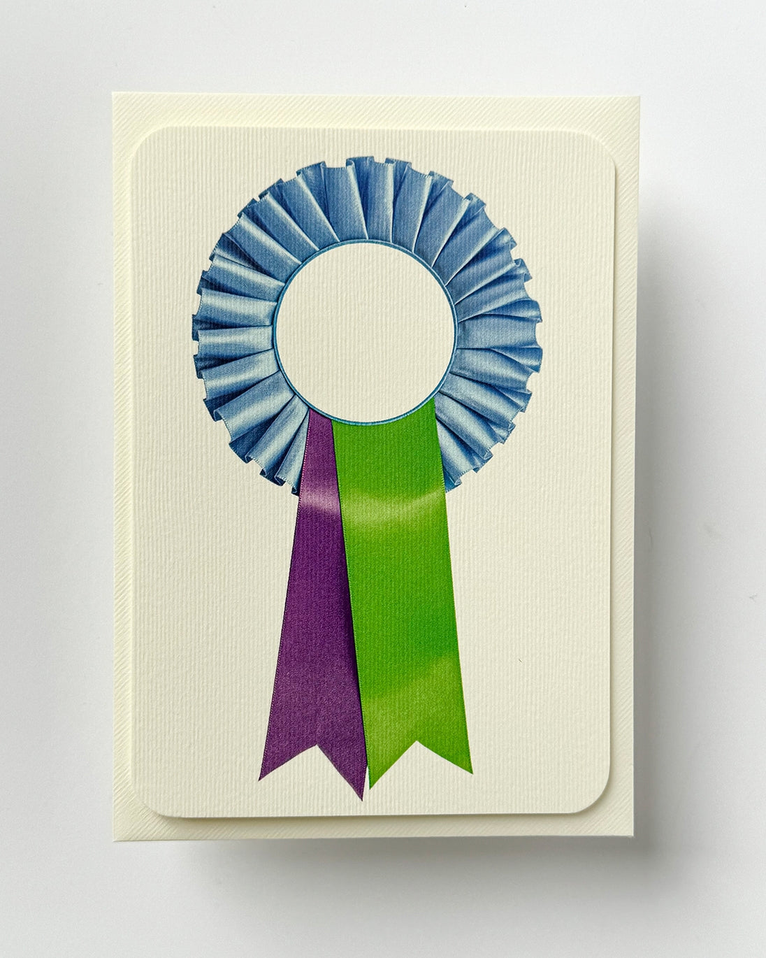 Cornflower, Lime & Lavender Rosette Card