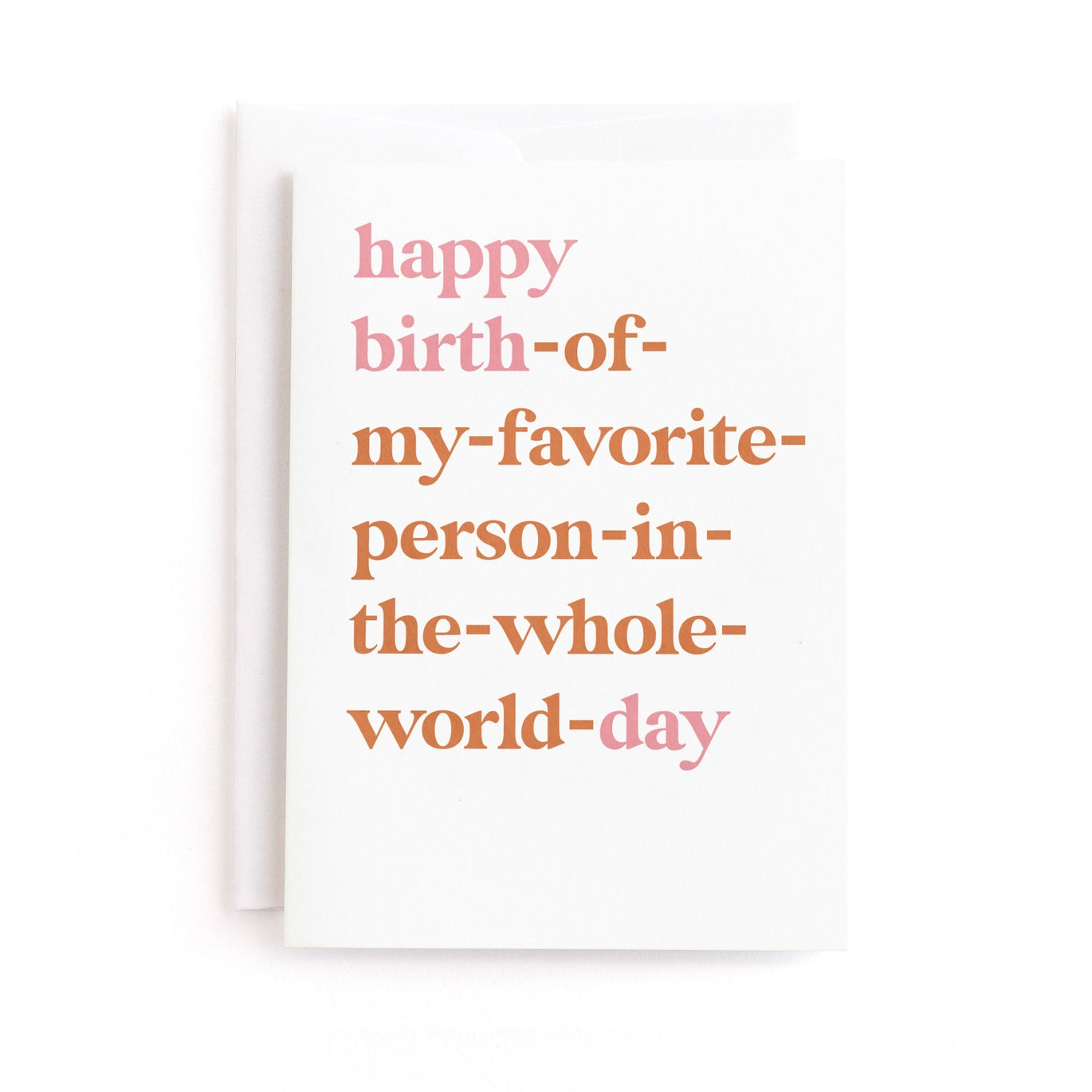 Happy Day Birthday Card