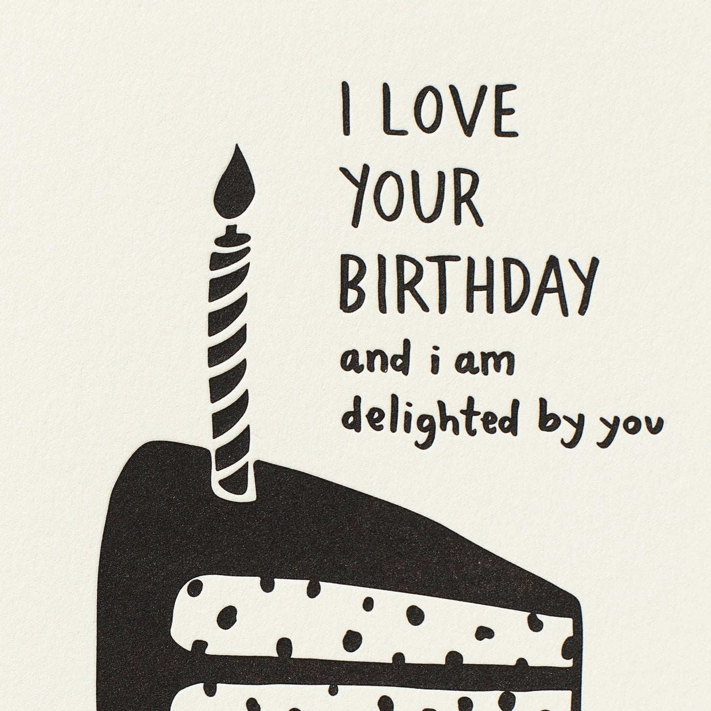 Delighted Birthday Greeting Card