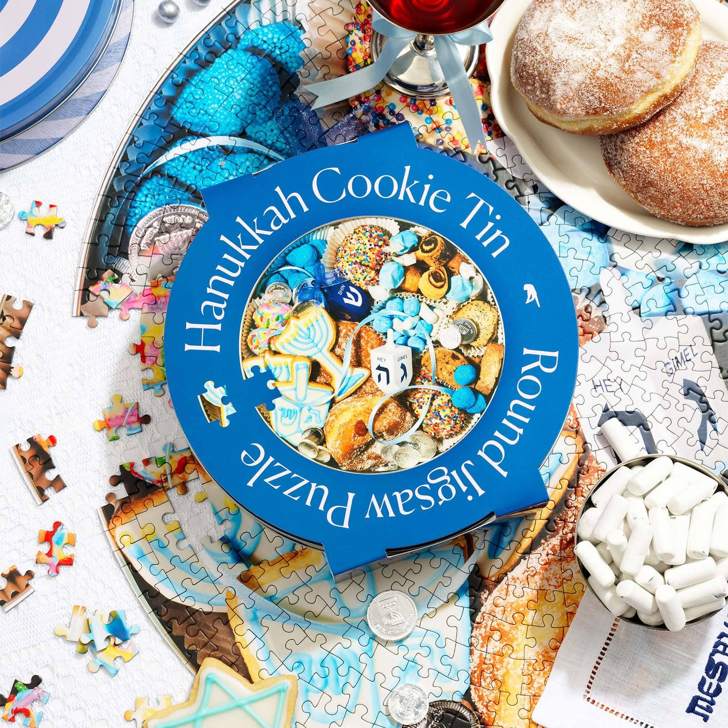 Hanukkah Cookie Tin Jigsaw Puzzle