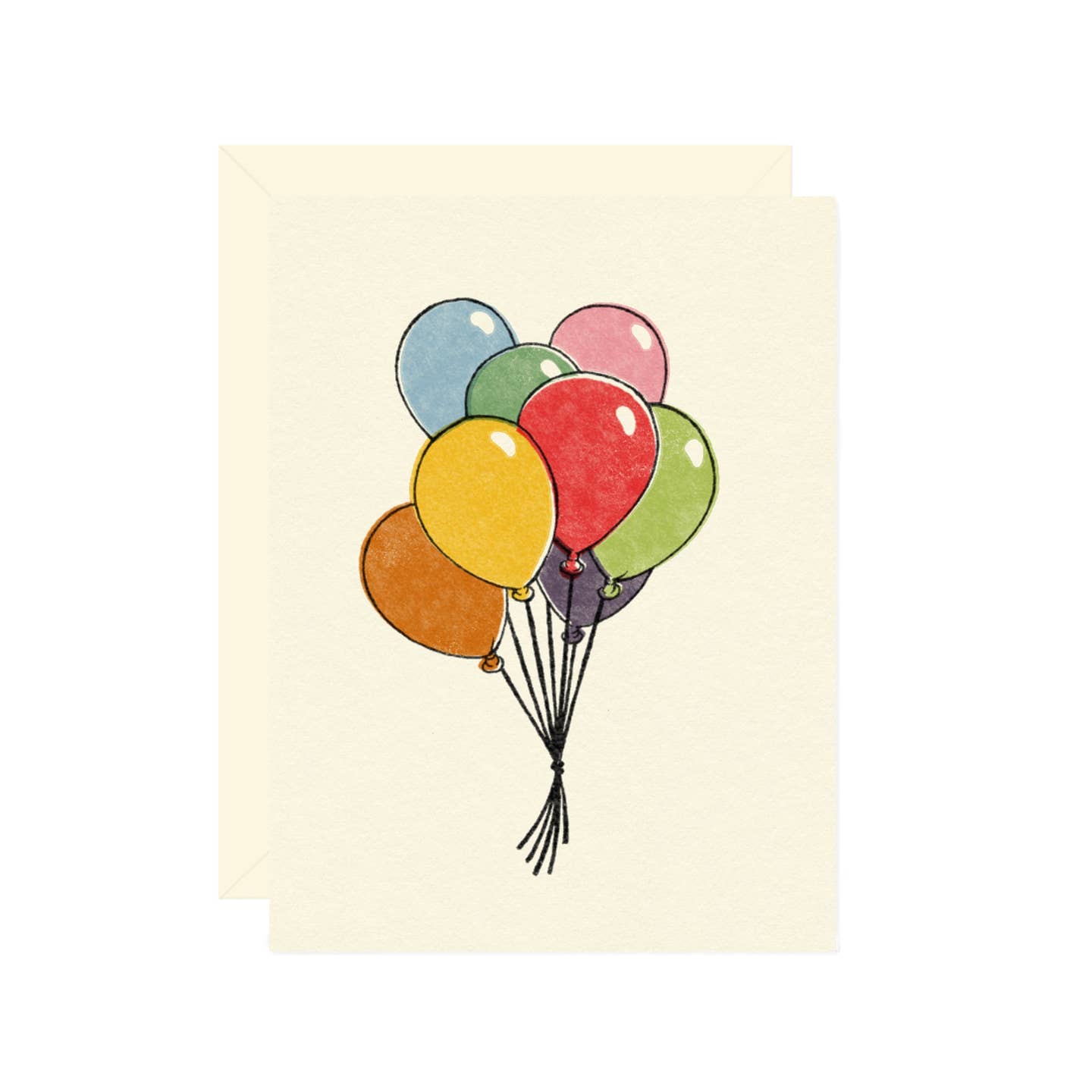 Birthday Balloons Card