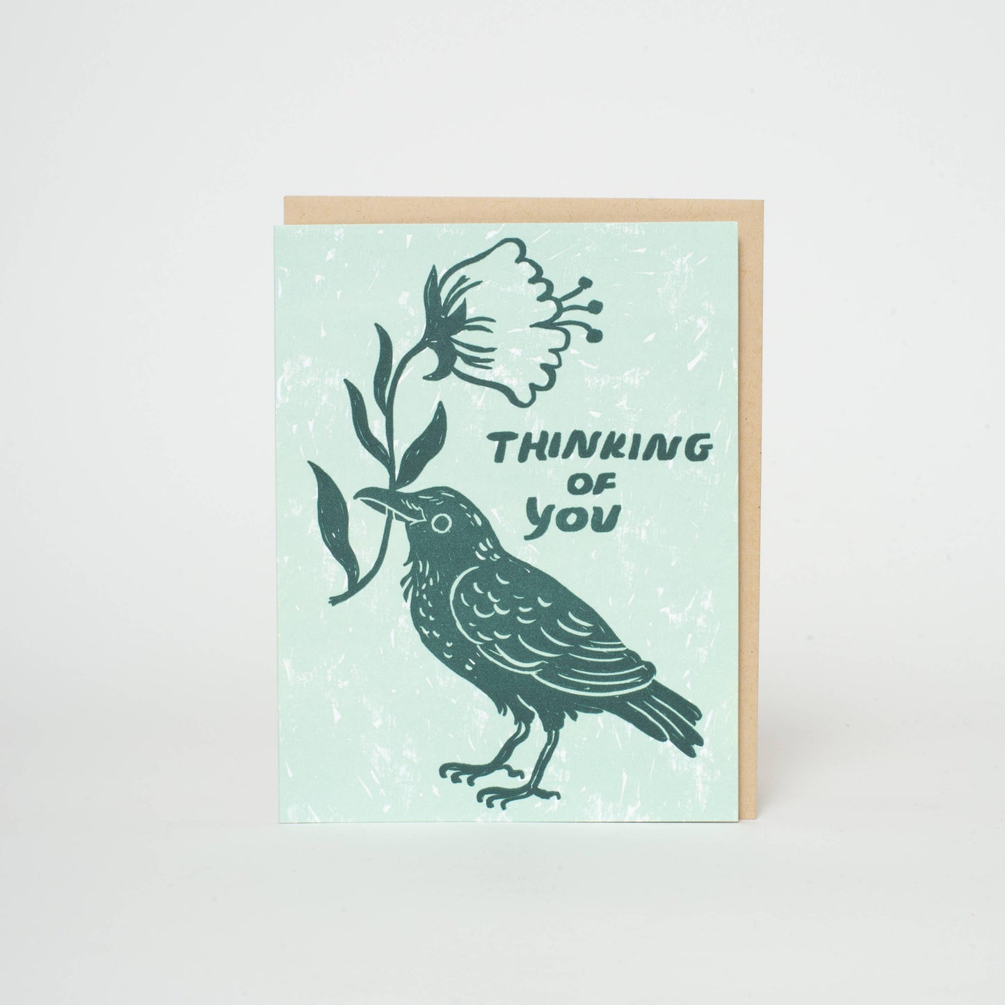 Thinking of You Crow Card