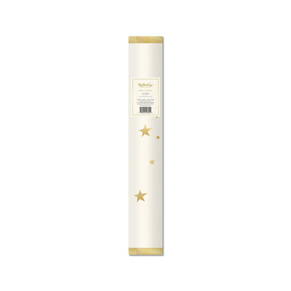 Gold Metallic Stars Table Runner