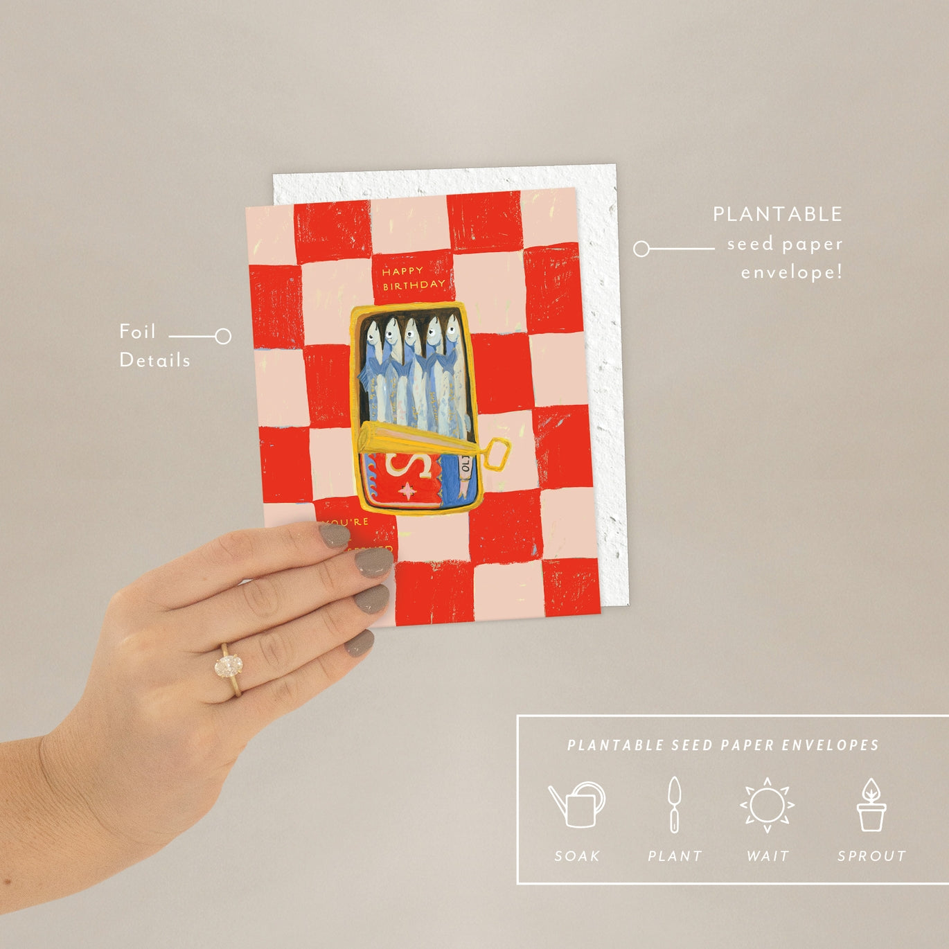 Plantable Card - Sardines