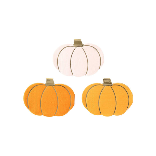 Pumpkin Shaped Paper Napkins