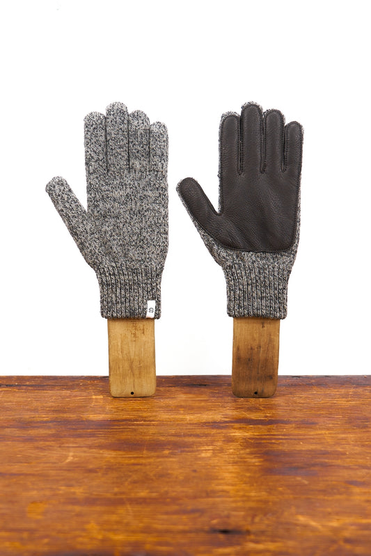 Melange Ragg Wool Full Glove
