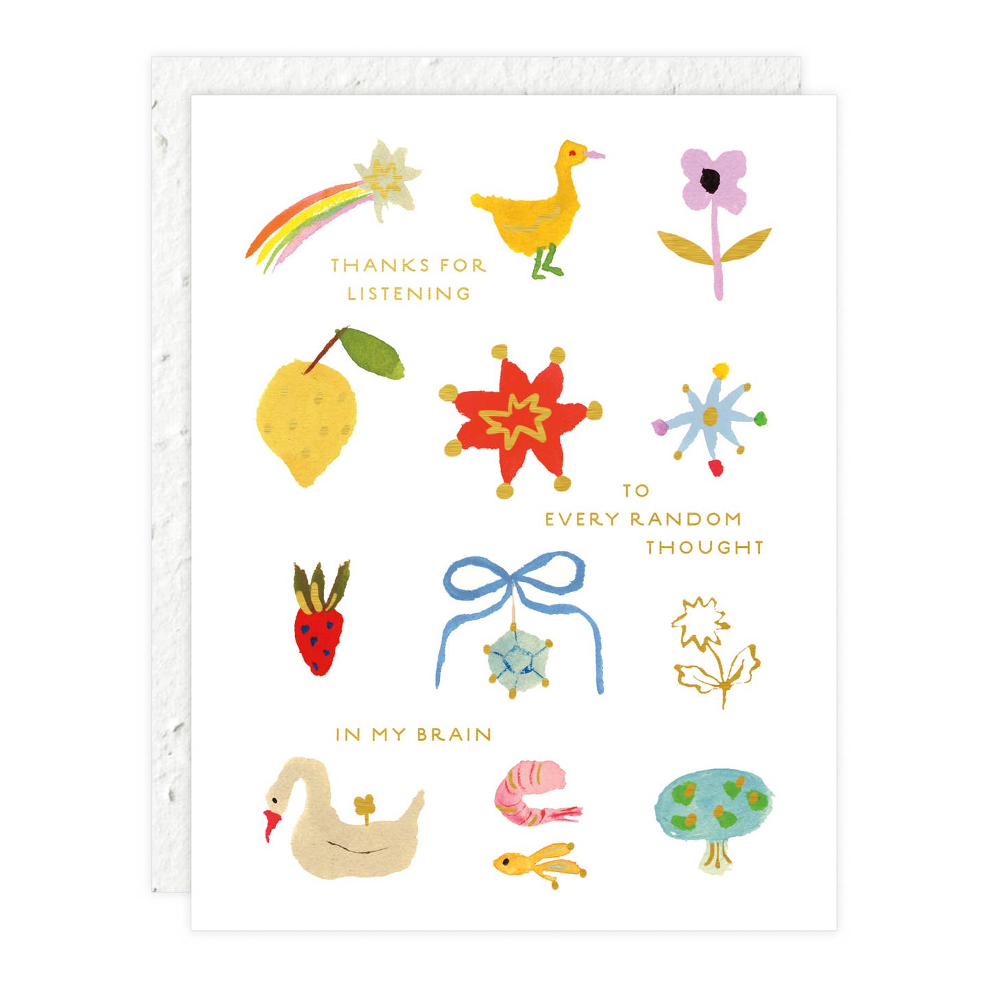 Plantable Card - Random Thoughts