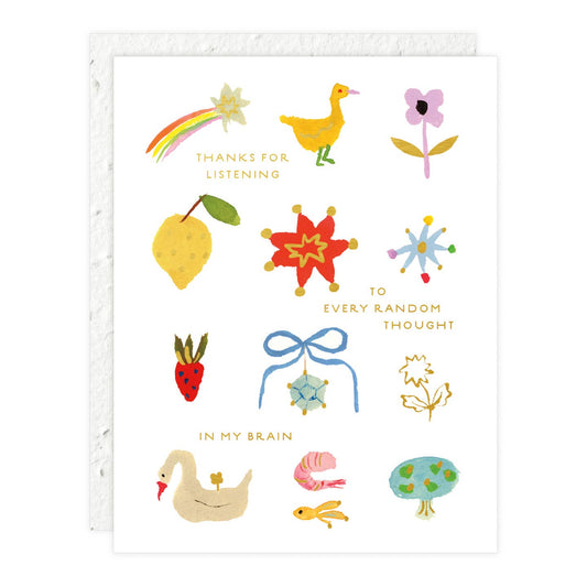 Plantable Card - Random Thoughts