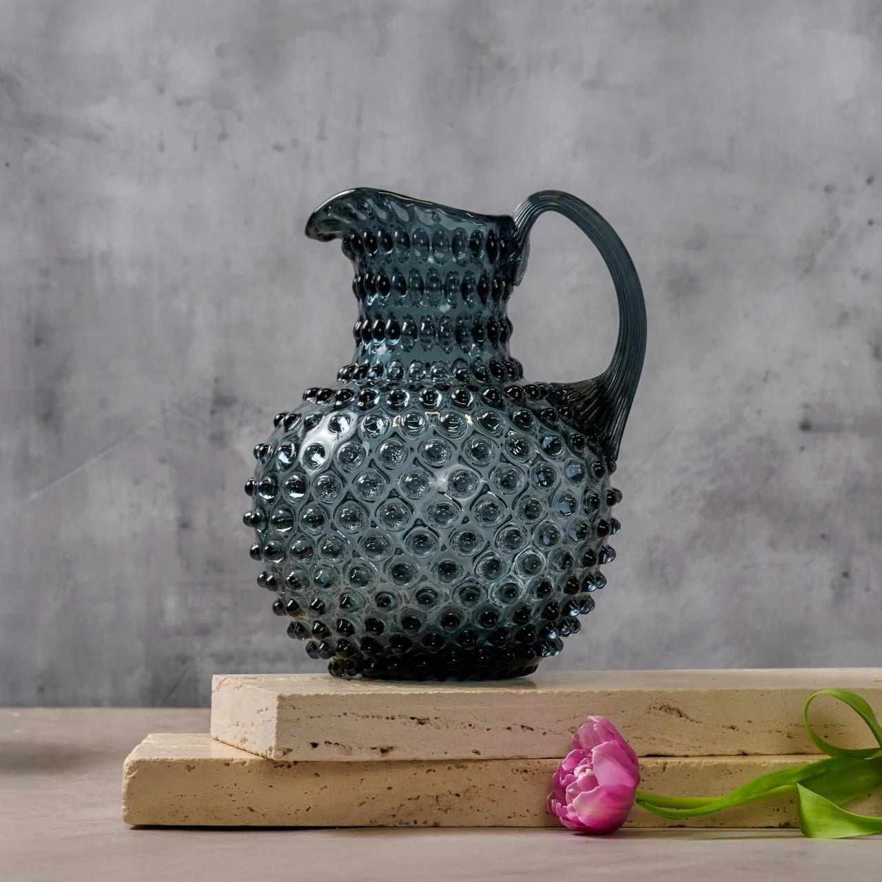 Handblown Hobnail 2L Jug