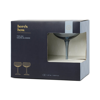 The Lou Coupe Glass Set