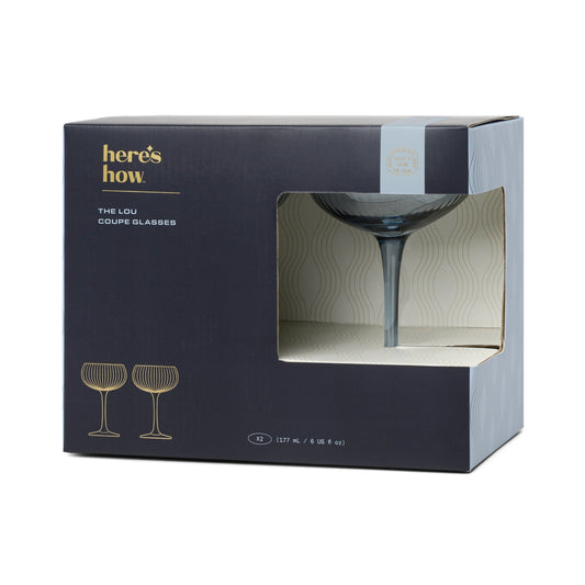 The Lou Coupe Glass Set