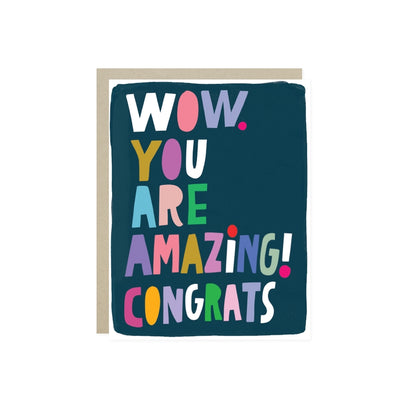 Wow Congrats Card