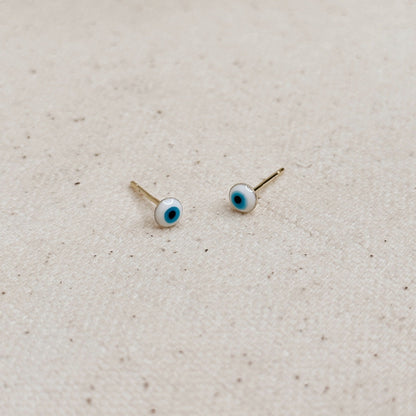 Tiny Evil Eye Studs