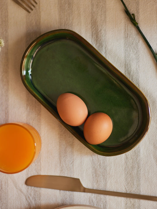 Ilai Handcrafted Oblong Dish